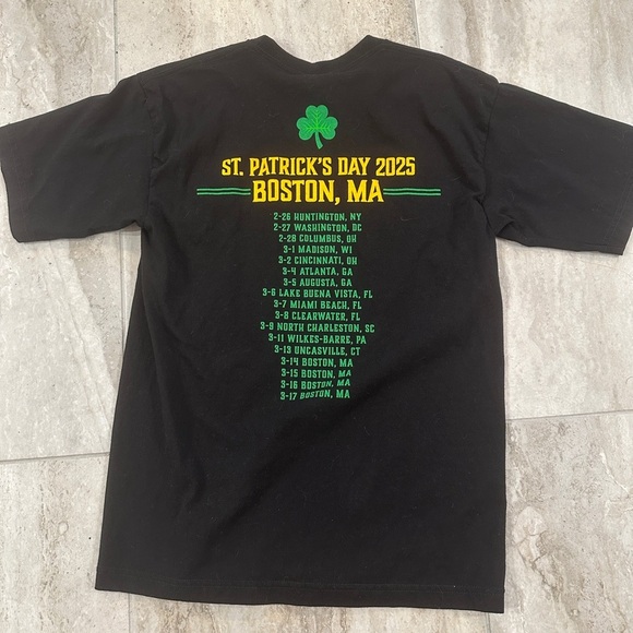 Dropkick Murphys 2025 Tour black tee size medium - Picture 3 of 3